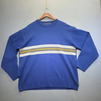 Vintage Obermeyer Men's Blue Todd Style Long Sleeve Pullover Sweater Size Large - Image 1 of 4