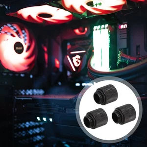 3 PCS Male to Female Extender Fitting Coupler Cooling Accessory - Picture 1 of 12