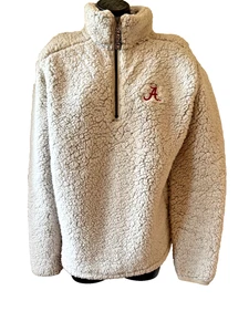 Summit Sportswear Alabama Crimson Tide Wooly Damen 1/4 Zip M Fleece Sweatshirt - Bild 1 von 6