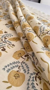 Penny Morrison fabric remnant - Pasha Adam Linen- available 6.1 m, Sold By Metre - Picture 1 of 7