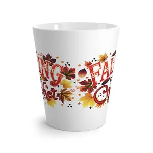 Falling for Crochet Latte Mug - Autumn Craft Companion | 12 oz - Picture 1 of 5