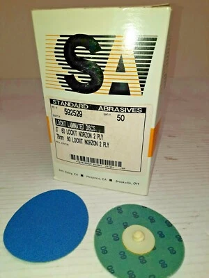 Standard Abrasives 592529 3" 60Grit Zirconia Quick Change TR Lockit Discs - Image 1 of 4