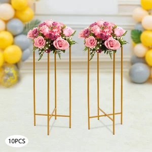 Blumenständer Hochzeit, Blumenständer Gold, Hochzeit Mittelstücke FlowerStand - Bild 1 von 18