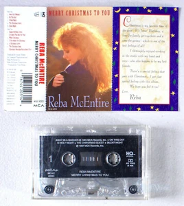 Reba McEntire - Merry Christmas to You (Cassette Tape) • Holiday - Imagen 1 de 2