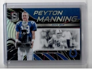 2020 Panini Spectra Peyton Manning Tribute Hyper Prizm Insert Card /75 Colts - Bild 1 von 2