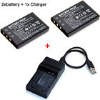 1500mAh 3.7v Battery / Charger For NP-60 Fujifilm FinePix F601 Zoom M603 Zoom