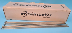 18 Radios Nirosta DT SWISS CHAMPION 1,8 Mm 294/296/298 Mm Plata Nuevo - Imagen 1 de 1