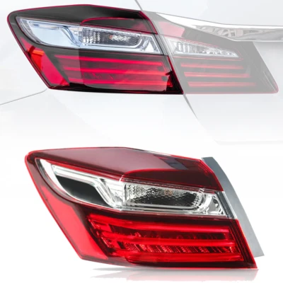 Driver Side Tail Light For 2016-2017 Outer Left Rear Lamp Fit Honda Accord Sedan Foto 1 de 4