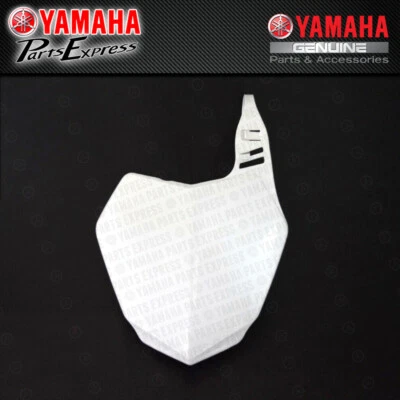 NEW 2008 - 2024 YAMAHA TTR125 TTR 125 TT-R125 E LE OEM WHITE FRONT NUMBER PLATE - Image 1 of 4