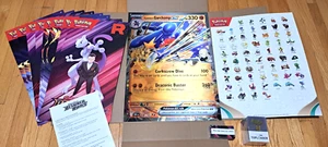 Pokemon Destined Rivals Ethan's Ho-Oh ex Lenticular sign 17X24 marketing kit NEW - Picture 1 of 3