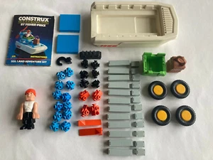 FISHER PRICE CONSTRUX #575 SEA/LAND ADVENTURE SET COMPLETE (NO BOX) - Picture 1 of 7