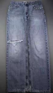 Pantalones de mezclilla para hombre Levi's 559 2009 relajados rectos desgastados talla 33x34 (Sr 34x33) - Imagen 1 de 11