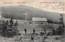 Riesengebirge Kl. Sturmhaube Spindlerbaude Postkarte AK 1907