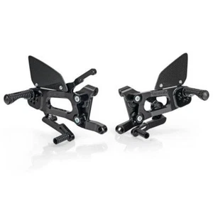 Paraxite black adjustable rearsets Ducati Panigale V4 2018-2021 - Picture 1 of 5