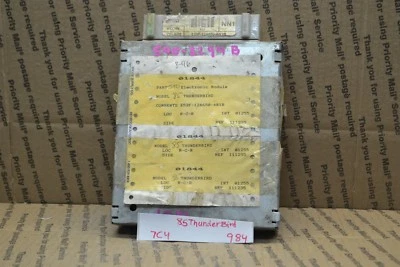 Блок управления двигателем 1985-1986 Ford LTD E53F12A650AN1B модуль 984-7C4 - Изображение 1 из 3