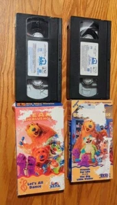 VHS Bear in the Big Blue House Vol2 Friends For Life + Vol3 Dance The Day Away + - Picture 1 of 7