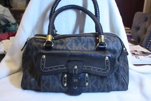 Michael Kors Grayson Small Satchel MK Signature - Picture 1 of 10