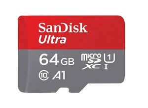 SanDisk Ultra microSDXC 140MB/s + adapter SD SDSQUAB-064G-GN6IA - Zdjęcie 1 z 2