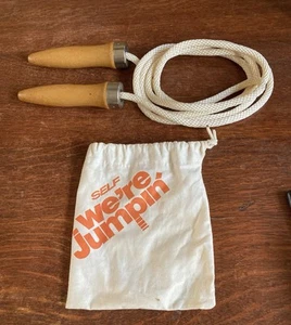Classic Nylon Jump Rope with Wood Handles - 7 Foot - Picture 1 of 4
