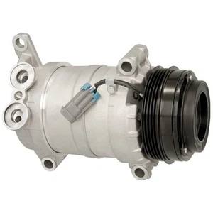 A/C AC Compressor For 00-02 GMC Yukon XL 1500 with Clutch One Bolt Hose Mounting - Picture 1 of 11