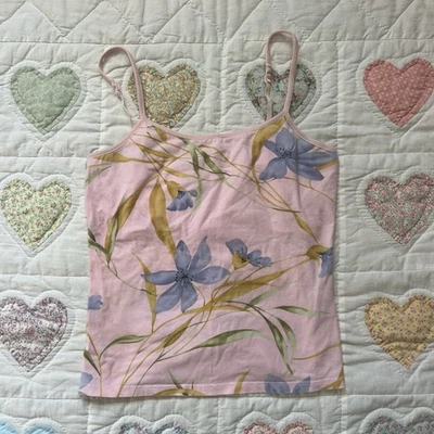 Карибский Joe розовый цветочный гавайский ключ запад котенок тропический камуфляж топ petite s - Изображение 1 из 4