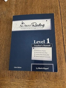 All About Reading Level 1 Teacher's Manual Color Edition 2023 Edition - Picture 1 of 4