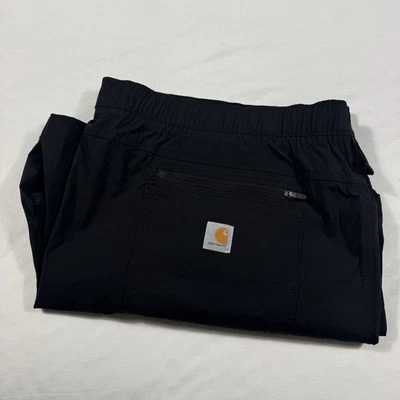 Carhartt Shorts Womens XXL Black Force Relaxed Fit 5 Pockets Ripstop 5" NWT - Image 1 of 4