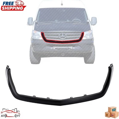 For 2014-2018 Mercedes-Benz Sprinter 2500 Front Grille Molding Trim Black Steel Foto 1 de 4