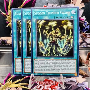 3x Yugioh Playset Sudden Thunder Swamp DUAD-EN072 Common 1st Ed Near Mint - Picture 1 of 1