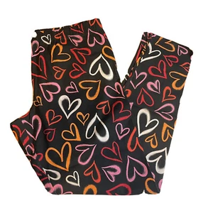 Leggings de corazón hasta el tobillo sin límites junior talla grande 11-13 - Imagen 1 de 5