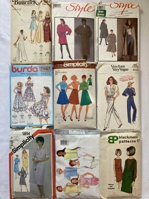 Vintage Sewing Patterns all Original from the Fab! 1960's 70's 80's - Image 1 of 4