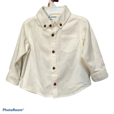 Baby Boy Size Shirt 12 months Greendog Corduroy Shirt Top Button Up New - Image 1 of 4