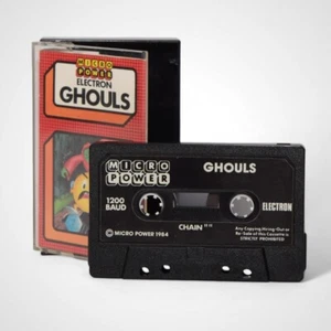 Vintage GHOULS Game Electron cassette MICRO POWER 1983 Retro Gaming - Photo 1/20