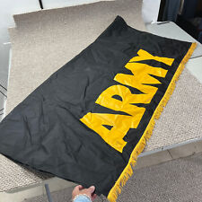 US Army Promotional Tablecloth Banner Advertisement Black Yellow Packable