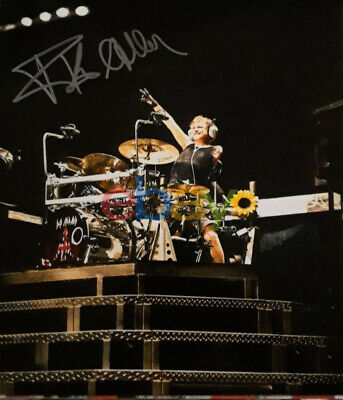 Rick Allen Def Leppard Drummer Icon Signed Autograph 8x10 Photo Thunder God Rare • 8.98$