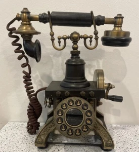 Único Teléfono Retro Romántico Vintage Estilo Antiguo Teléfono Fijo para Oficina en Casa - Imagen 1 de 14