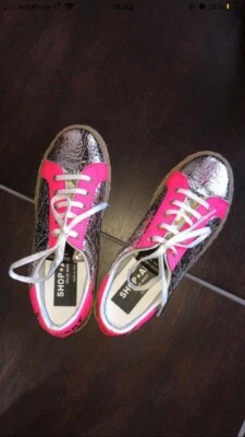 Scwrpw Shop Art, Argento E Fucsia, Nuove,39 - Immagine 1 di 3