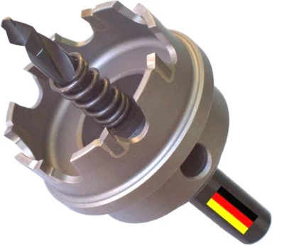 Karnasch HM Hartmetall Lochsäge Bohrkrone Kreisschneider für Edelstahl, 14-125mm