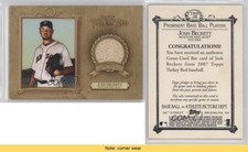 2007 Topps Turkey Red Relics Josh Beckett #TRRJB