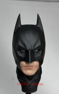 Custom The Dark Knight Christian Bale Bruce Wayne 1/6 Actionfigur Kopf Skulptur - Bild 1 von 5