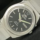 OLD ORIENT AUTOMATIC 46941 JAPAN MENS BLACK DIAL WATCH 595b-a312502-2
