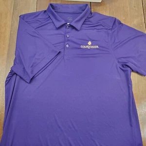 Cutter & Buck Courvoisier Mens XL Golf Polo Shirt Purple Short Sleeve Alcohol - Picture 1 of 12