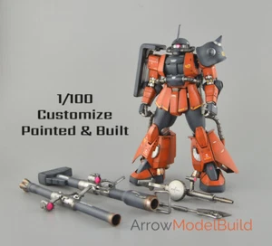 AeroModelBuild Zaku Customized Built & Painted MG 1/100 Model Kit - Picture 1 of 3