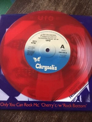 UFO Only You Can Rock Me 7" CHS2241 1978 Red Vinyl Cherry, Rock Bottom MINT - Image 1 of 4