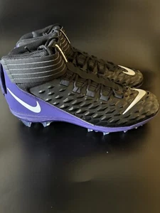 Nike Men 14.5 Force Savage Pro 2 Football Cleats Black Orchard Purple BV3969-003 - Picture 1 of 8