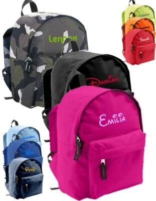 Kinder Rucksack Vorschule Kita mit/ohne Namen bedruckt in 10 Farben 70101 - Bild 1 von 4