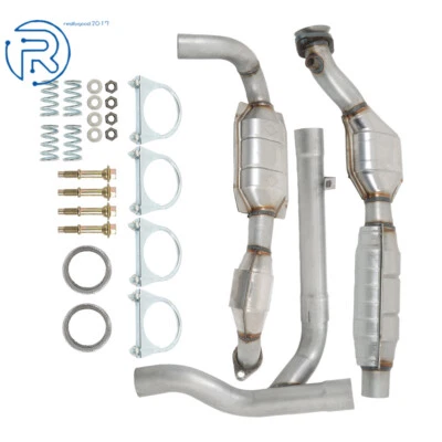 Catalytic Converter Set For 2001 2002 2003 Ford F150 F-150 4.6L 4WD Vehicle Only - Image 1 of 4