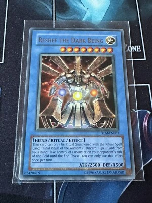 NM - Yu-Gi-Oh! TCG - Reshef the Dark Being - DR3-EN213 - Ultra Rare LP Unlimited - Image 1 of 2