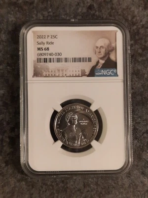 2022 P Sally Ride Quarter NGC MS68 - Image 1 of 2