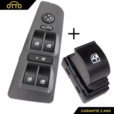 Comandi Alza-vetro Anteriori Sinistro E Destro Per Fiat Linea (2007-2015) - Immagine 1 di 4